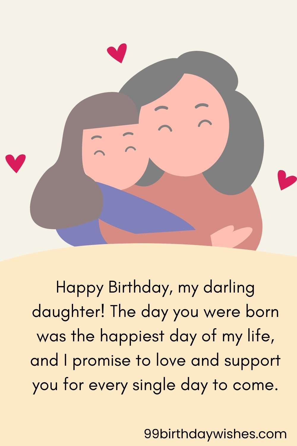 Happy Birthdays Wishes for Daughter from Mom